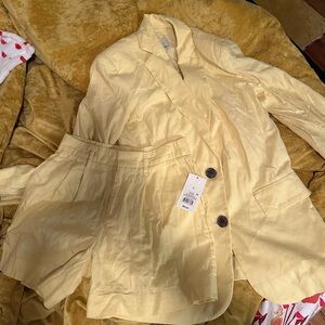 a new day Light Yellow Women's Blazer